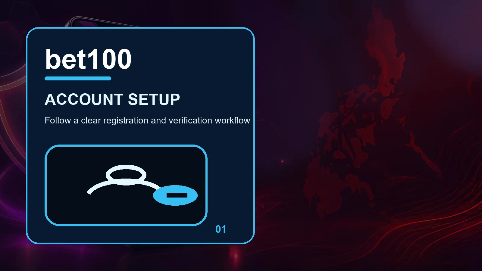 bet100 register full-width visual guide 1
