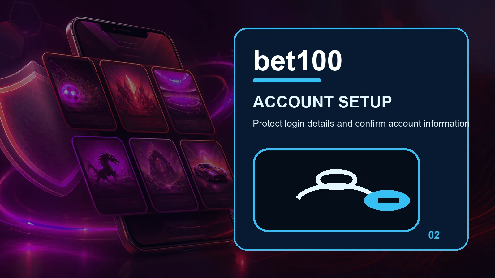 bet100 register full-width visual guide 2